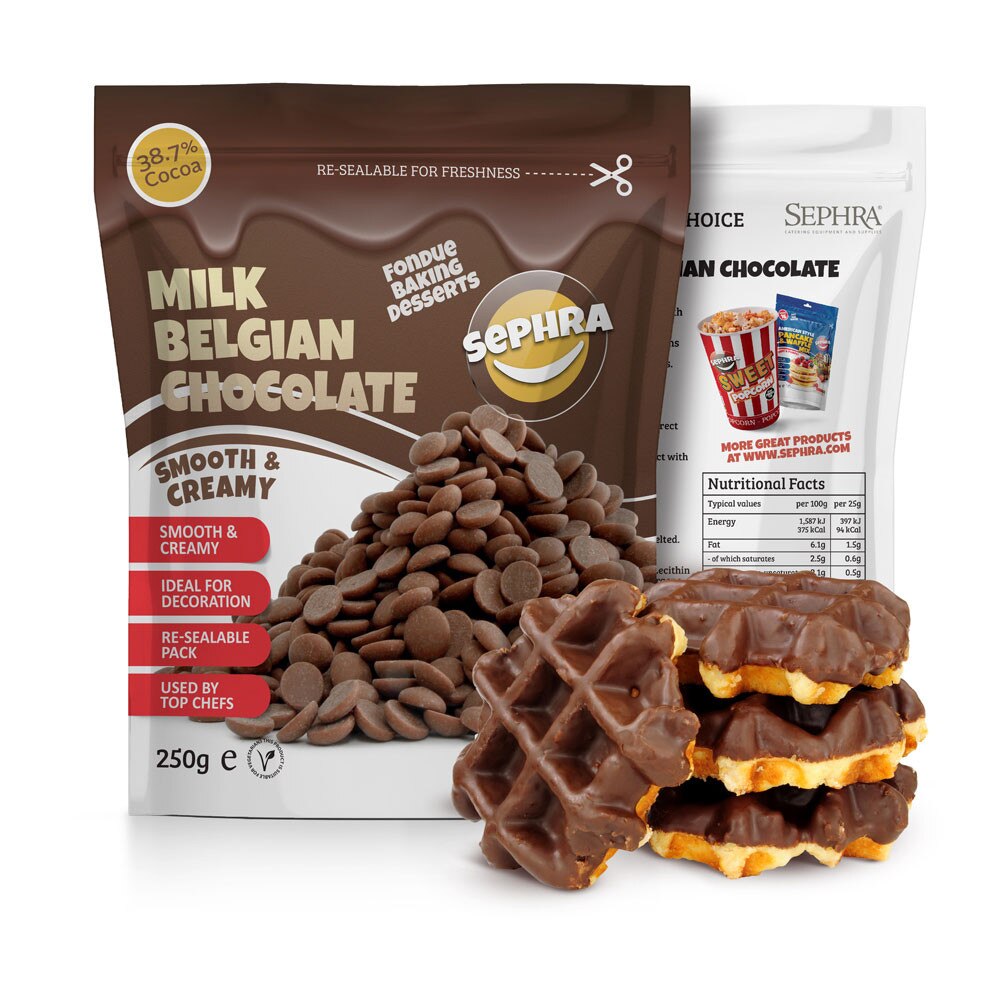 Sephra Belgian Milk Chocolate - 250g